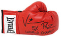Vinny 'Paz' Pazienza Signed Everlast Red Boxing Glove w/5x World Champ - PAZGLV502 - Vinny 'Paz' Pazienza Signed Everlast Red Boxing Glove w/5x World Champ product image