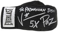 Vinny 'Paz' Pazienza Signed Everlast Black Boxing Glove w/5x, Pazmanian Devil - PAZGLV506 - Vinny 'Paz' Pazienza Signed Everlast Black Boxing Glove w/5x, Pazmanian Devil product image