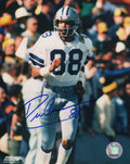 Drew Pearson Signed Dallas Cowboys White Jersey Action 8x10 Photo - PEA08P301 - Drew Pearson Signed Dallas Cowboys White Jersey Action 8x10 Photo product image