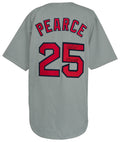Steve Pearce Signed Grey Custom Baseball Jersey w/2018 WS MVP - PEAJRY100 - Steve Pearce Signed Grey Custom Baseball Jersey w/2018 WS MVP product image