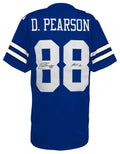 Drew Pearson Signed Navy Custom Football Jersey w/HOF'21 - PEAJRY301 - Drew Pearson Signed Navy Custom Football Jersey w/HOF'21 product image