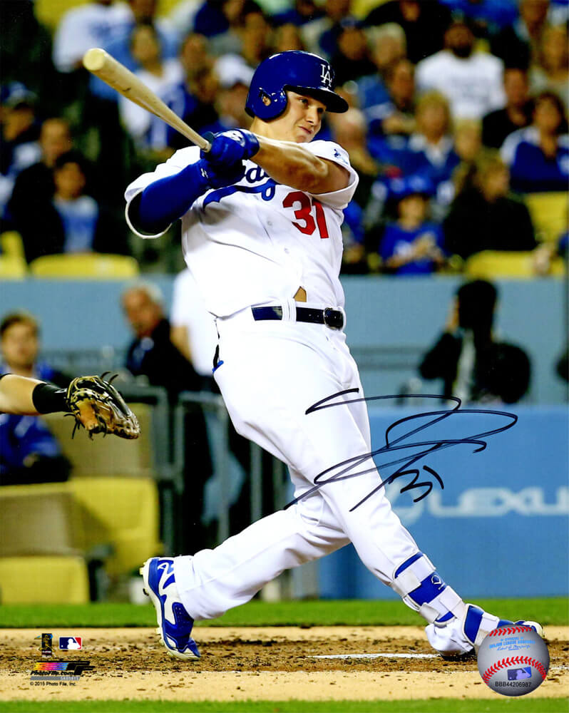Joc Pederson Signed Los Angeles Dodgers Swinging Action 8x10 Photo - PED08P100 - Joc Pederson Signed Los Angeles Dodgers Swinging Action 8x10 Photo product image