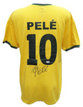 Pele Signed Brazil Yellow Soccer Jersey (PSA) - PELJRY500 - Pele Signed Brazil Yellow Soccer Jersey (PSA) product image