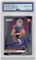 Michael Penix Jr. Signed Atlanta Falcons 2024 Panini Prizm Rookie Football Card #378 - (PSA / Auto Grade 10) - PENCAR300 - Michael Penix Jr. Signed Atlanta Falcons 2024 Panini Prizm Rookie Football Card #378 - (PSA / Auto Grade 10) product image