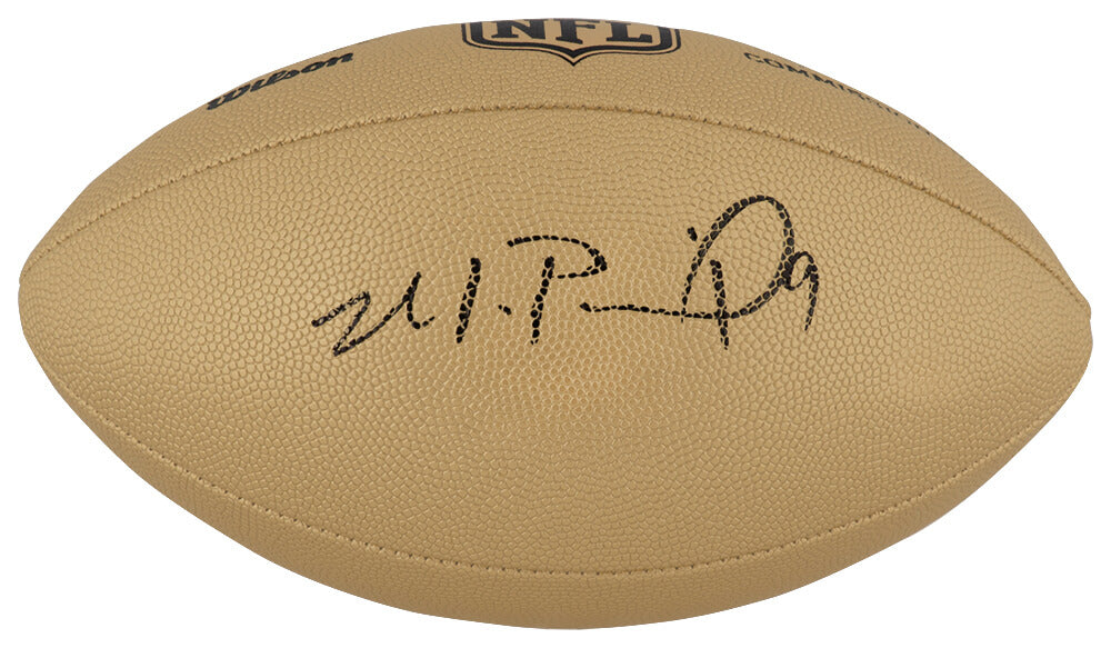 Michael Penix Jr. Signed Wilson Duke Gold Metallic NFL Full Size Replica Football - PENFTB301 - Michael Penix Jr. Signed Wilson Duke Gold Metallic NFL Full Size Replica Football product image