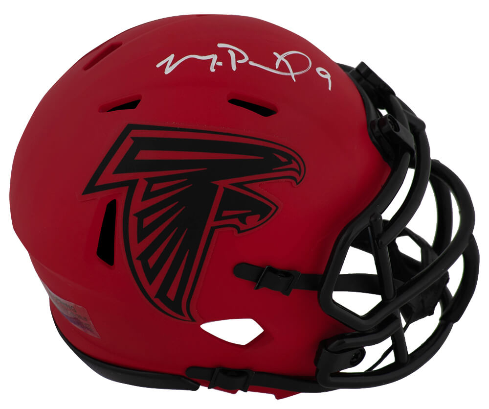 Michael Penix Jr. Signed Atlanta Falcons RAVE Riddell Speed Mini Helmet - PENMIN301 - Michael Penix Jr. Signed Atlanta Falcons RAVE Riddell Speed Mini Helmet product image