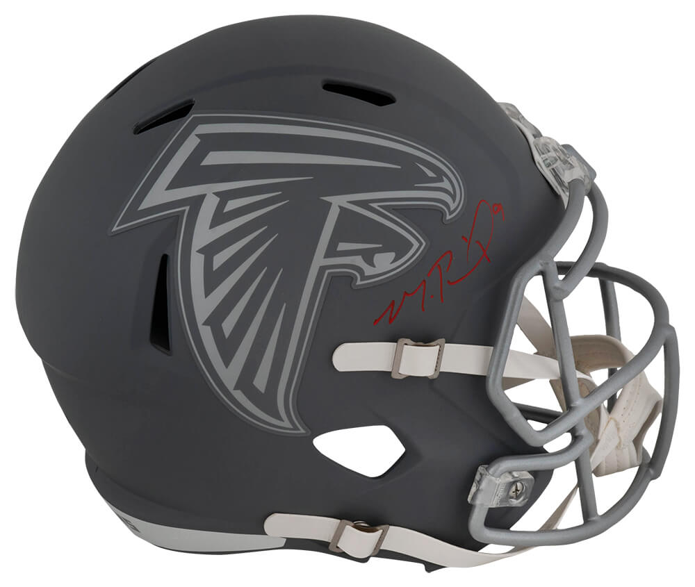 Michael Penix Jr. Signed Atlanta Falcons SLATE Riddell Full Size Speed Replica Helmet - PENREP301 - Michael Penix Jr. Signed Atlanta Falcons SLATE Riddell Full Size Speed Replica Helmet product image