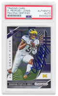 Donovan Peoples-Jones Signed Michigan Wolverines 2020 Panini Prizm Draft Picks Rookie Football Card #136 - (PSA Encapsulated) - PEOCAR301 - Donovan Peoples-Jones Signed Michigan Wolverines 2020 Panini Prizm Draft Picks Rookie Football Card #136 - (PSA Encapsulated) product image