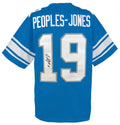 Donovan Peoples-Jones Signed Blue Custom Football Jersey - PEOJRY302 - Donovan Peoples-Jones Signed Blue Custom Football Jersey product image