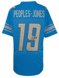 Donovan Peoples-Jones Signed Blue Custom Jersey - PEOJRY303 - Donovan Peoples-Jones Signed Blue Custom Jersey product image