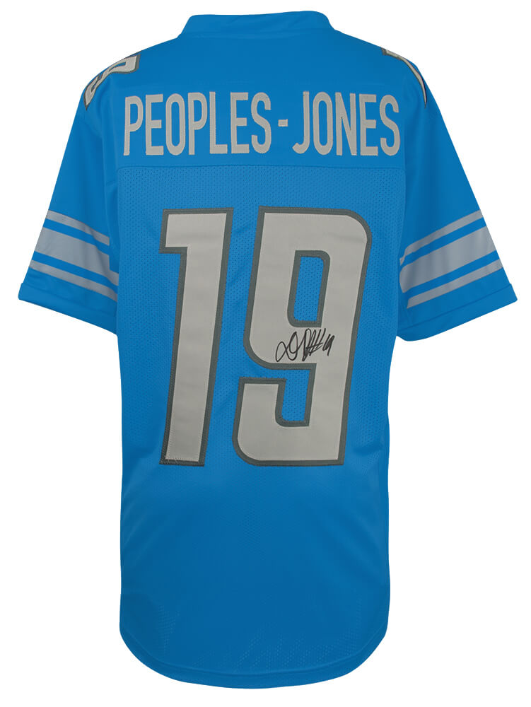 Donovan Peoples-Jones Signed Blue Custom Jersey - PEOJRY303 - Donovan Peoples-Jones Signed Blue Custom Jersey product image