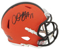 Donovan Peoples-Jones Signed Cleveland Browns Riddell Speed Mini Helmet - PEOMIN300 - Donovan Peoples-Jones Signed Cleveland Browns Riddell Speed Mini Helmet product image