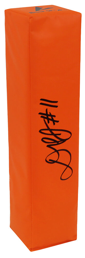 Donovan Peoples-Jones Signed BSN Orange Endzone Pylon - PEOPYL300 - Donovan Peoples-Jones Signed BSN Orange Endzone Pylon product image