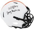 Donovan Peoples-Jones Signed Cleveland Browns Lunar Eclipse Riddell Full Size Speed Replica Helmet w/Dawg Pound 4 Life - PEOREP302 - Donovan Peoples-Jones Signed Cleveland Browns Lunar Eclipse Riddell Full Size Speed Replica Helmet w/Dawg Pound 4 Life product image