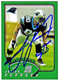 Julius Peppers Signed Carolina Panthers 2002 Topps Football Rookie Card #359 - PEPCAR303 - Julius Peppers Signed Carolina Panthers 2002 Topps Football Rookie Card #359 product image