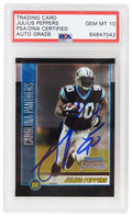 Julius Peppers Signed Carolina Panthers 2002 Bowman Chrome Football Rookie Card #135 (PSA Encapsulated - Auto Grade 10) - PEPCAR313 - Julius Peppers Signed Carolina Panthers 2002 Bowman Chrome Football Rookie Card #135 (PSA Encapsulated - Auto Grade 10) product image