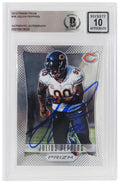 Julius Peppers Signed Chicago Bears 2012 Panini Prizm Football Trading Card #36 - (Beckett - Auto Grade 10) - PEPCAR315 - Julius Peppers Signed Chicago Bears 2012 Panini Prizm Football Trading Card #36 - (Beckett - Auto Grade 10) product image