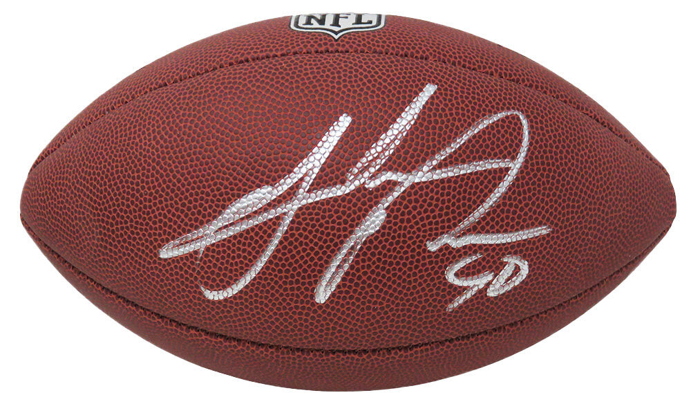 Julius Peppers Signed Wilson Limited Full Size NFL Football - PEPFTB300 - Julius Peppers Signed Wilson Limited Full Size NFL Football product image