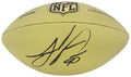 Julius Peppers Signed Wilson Duke Gold Metallic NFL Full Size Replica Football - PEPFTB303 - Julius Peppers Signed Wilson Duke Gold Metallic NFL Full Size Replica Football product image