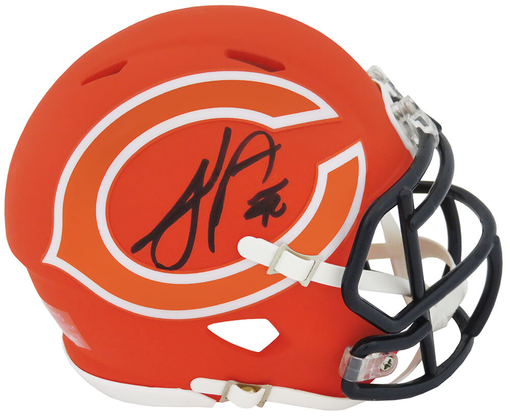 Julius Peppers Signed Chicago Bears AMP Series Riddell Speed Mini Helmet - PEPMIN308 - Julius Peppers Signed Chicago Bears AMP Series Riddell Speed Mini Helmet product image