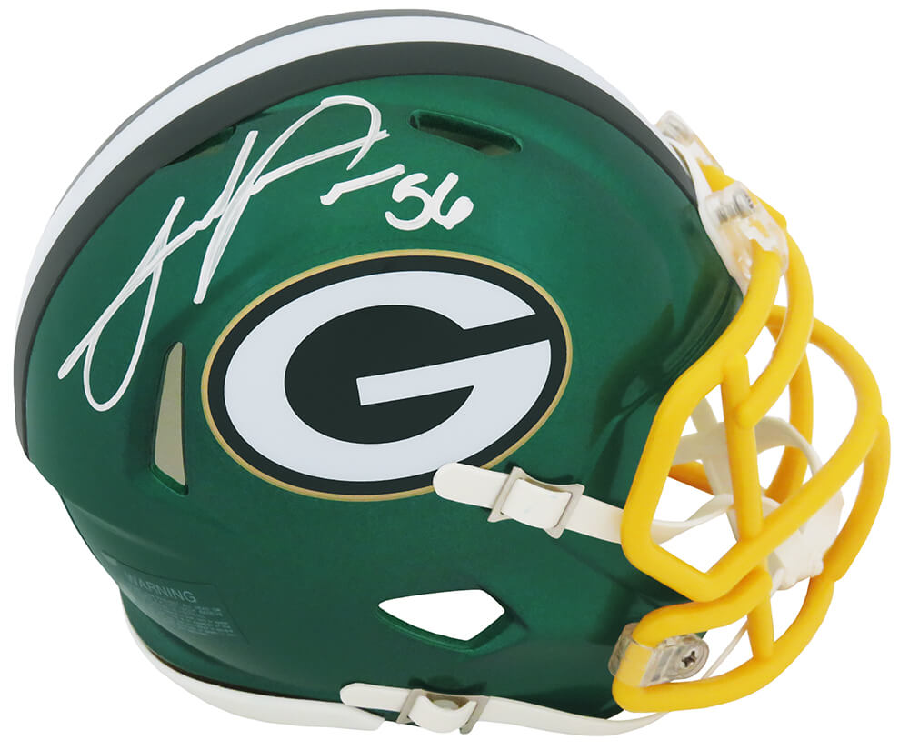 Julius Peppers Signed Green Bay Packers FLASH Riddell Speed Mini Helmet - PEPMIN309 - Julius Peppers Signed Green Bay Packers FLASH Riddell Speed Mini Helmet product image