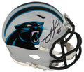 Julius Peppers Signed Carolina Panthers Riddell Speed Mini Helmet - PEPMIN311 - Julius Peppers Signed Carolina Panthers Riddell Speed Mini Helmet product image