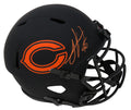 Julius Peppers Signed Chicago Bears Eclipse Black Matte Riddell Full Size Speed Replica Helmet - PEPREP303 - Julius Peppers Signed Chicago Bears Eclipse Black Matte Riddell Full Size Speed Replica Helmet product image