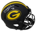 Julius Peppers Signed Green Bay Packers Eclipse Black Matte Riddell Full Size Speed Replica Helmet - PEPREP304 - Julius Peppers Signed Green Bay Packers Eclipse Black Matte Riddell Full Size Speed Replica Helmet product image