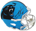 Julius Peppers Signed Carolina Panthers FLASH Riddell Full Size Speed Replica Helmet - PEPREP308 - Julius Peppers Signed Carolina Panthers FLASH Riddell Full Size Speed Replica Helmet product image