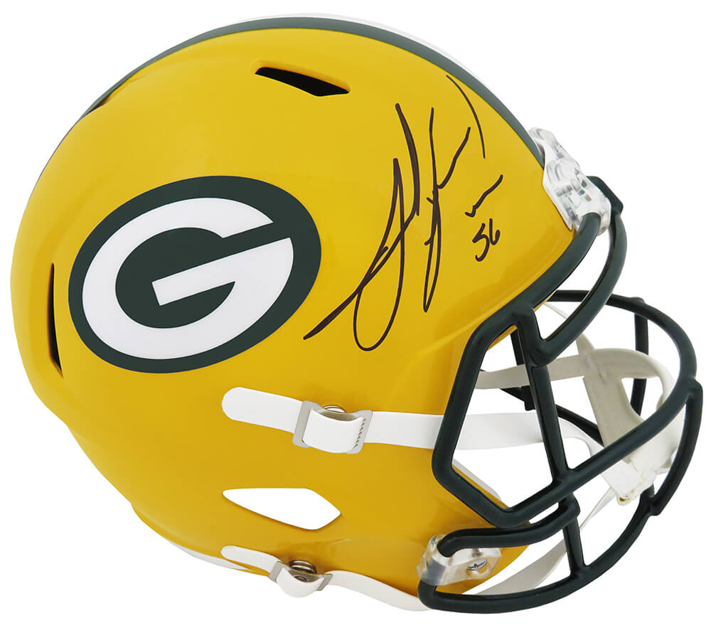 Julius Peppers Signed Green Bay Packers Riddell Full Size Speed Replica Helmet - PEPREP310 - Julius Peppers Signed Green Bay Packers Riddell Full Size Speed Replica Helmet product image