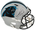 Julius Peppers Signed Carolina Panthers Riddell Full Size Speed Replica Helmet w/HOF 2024 - PEPREP312 - Julius Peppers Signed Carolina Panthers Riddell Full Size Speed Replica Helmet w/HOF 2024 product image