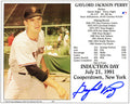 Gaylord Perry Signed San Francisco Giants Hall of Fame Induction Day 8x10 Photo - PER08P104 - Gaylord Perry Signed San Francisco Giants Hall of Fame Induction Day 8x10 Photo product image
