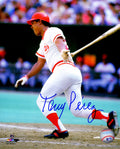 Tony Perez Signed Cincinnati Reds Swinging Action 8x10 Photo - PER08P120 - Tony Perez Signed Cincinnati Reds Swinging Action 8x10 Photo product image
