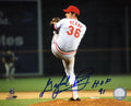 Gaylord Perry Signed Cleveland Indians Pitching 8x10 Photo w/HOF'91 - PER08P142TW - Gaylord Perry Signed Cleveland Indians Pitching 8x10 Photo w/HOF'91 product image