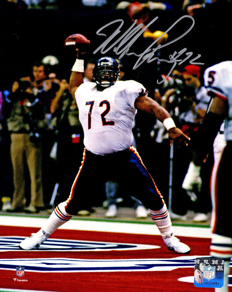 William Perry Signed Chicago Bears Super Bowl XX TD Celebration 8x10 Photo - PER08P306 - William Perry Signed Chicago Bears Super Bowl XX TD Celebration 8x10 Photo product image