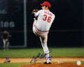 Gaylord Perry Signed Cleveland Indians Wind Up Pitching Action 16x20 Photo w/HOF'91 - PER16P103TW - Gaylord Perry Signed Cleveland Indians Wind Up Pitching Action 16x20 Photo w/HOF'91 product image