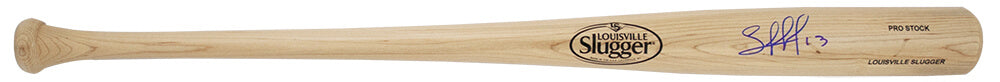 Salvador Perez Signed Louisville Slugger Pro Stock Blonde Baseball Bat - PERBAT110 - Salvador Perez Signed Louisville Slugger Pro Stock Blonde Baseball Bat product image