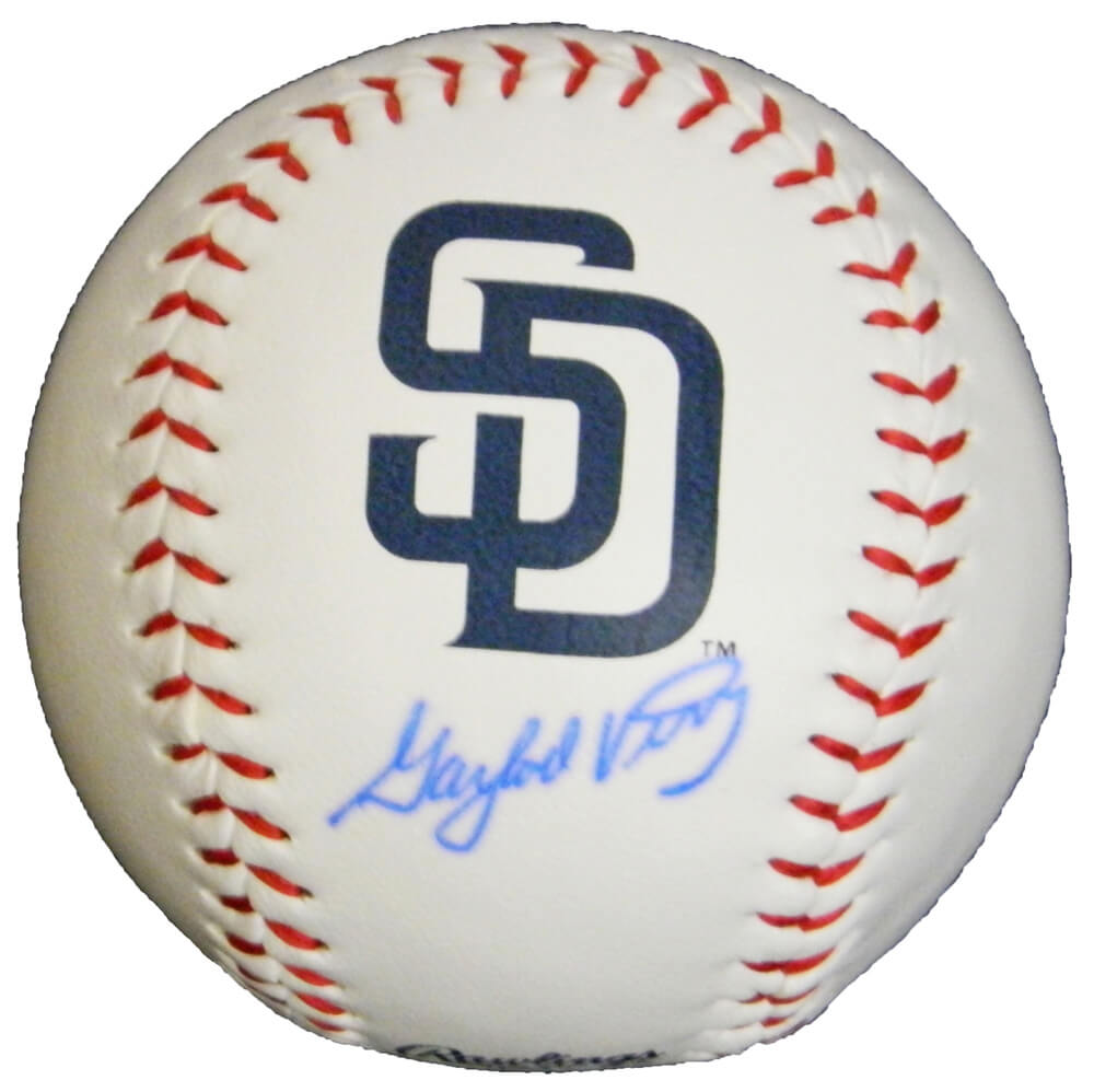 Gaylord Perry Signed San Diego Padres Logo Baseball - PERBSB106 - Gaylord Perry Signed San Diego Padres Logo Baseball product image