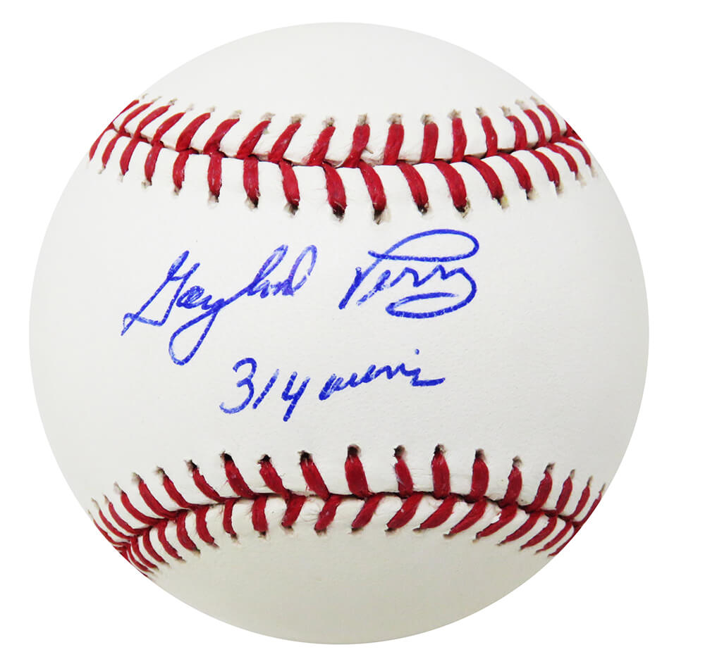 Gaylord Perry Signed Rawlings Official MLB Baseball w/314 Wins (PSA/DNA) - PERBSB107 - Gaylord Perry Signed Rawlings Official MLB Baseball w/314 Wins (PSA/DNA) product image