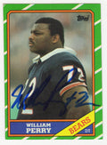 William Perry Signed Chicago Bears 1986 Topps Football Rookie Card #20 - PERCAR302 - William Perry Signed Chicago Bears 1986 Topps Football Rookie Card #20 product image