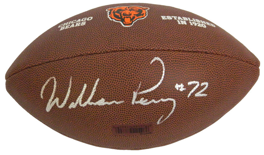 William Perry Signed Chicago Bears Wilson Full Size Logo Football - PERFTB302 - William Perry Signed Chicago Bears Wilson Full Size Logo Football product image
