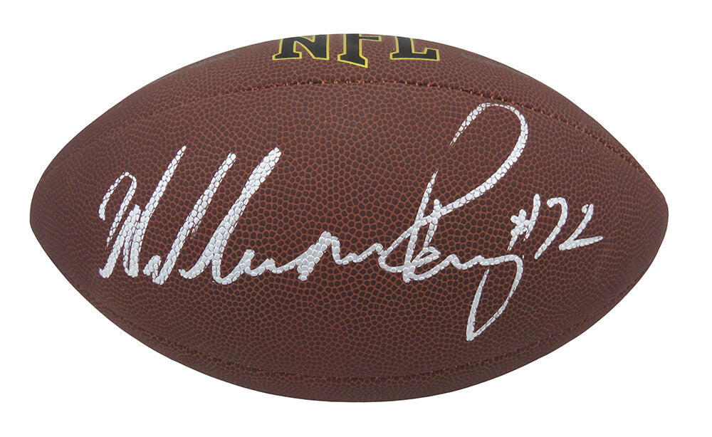 William Perry Signed Wilson Super Grip Full Size NFL Football - PERFTB307 - William Perry Signed Wilson Super Grip Full Size NFL Football product image