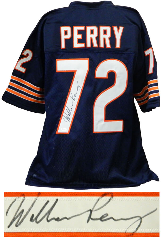 William Perry Signed Navy Custom Football Jersey (JSA) - PERJRY302 - William Perry Signed Navy Custom Football Jersey (JSA) product image