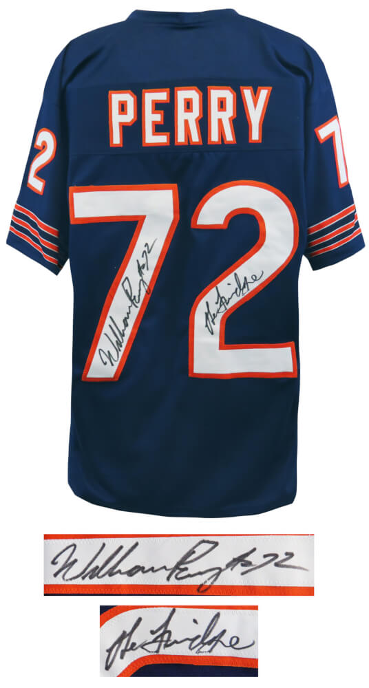 William Perry Signed Navy Custom Football Jersey w/The Fridge - PERJRY303 - William Perry Signed Navy Custom Football Jersey w/The Fridge product image