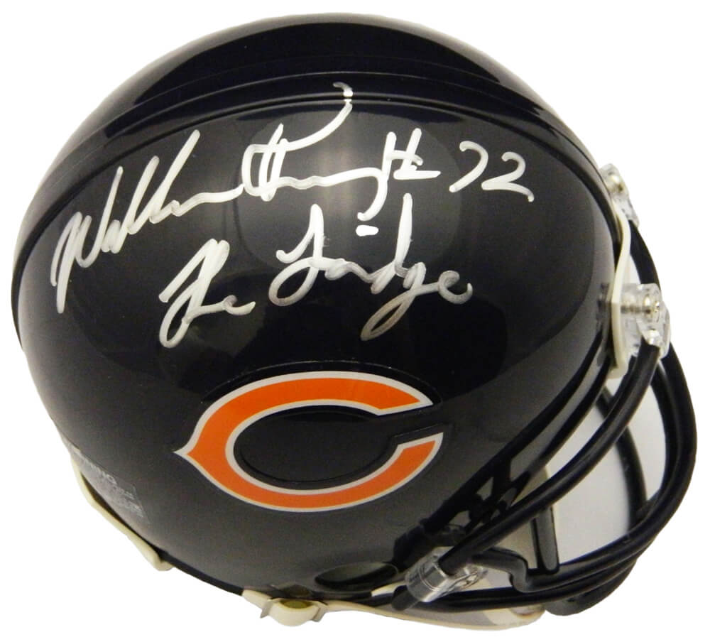 William Perry Signed Chicago Bears Riddell Mini Helmet w/The Fridge - PERMIN303 - William Perry Signed Chicago Bears Riddell Mini Helmet w/The Fridge product image