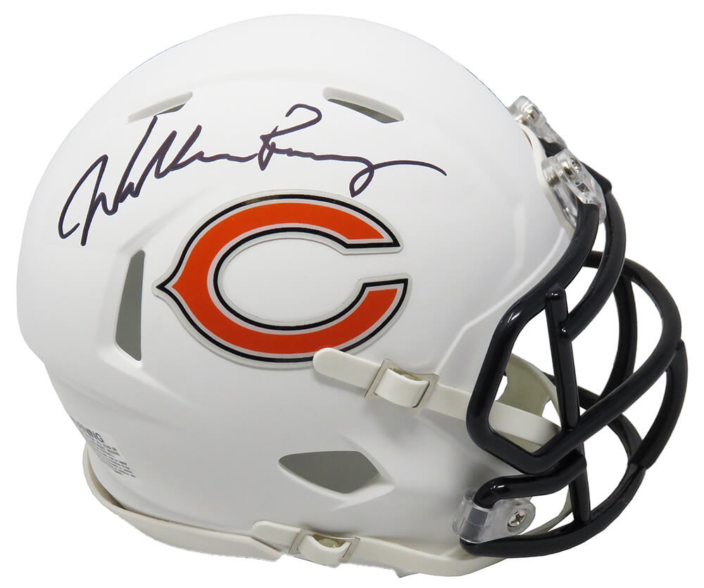 William Perry Signed Chicago Bears Flat White Matte Riddell Speed Mini Helmet - PERMIN307 - William Perry Signed Chicago Bears Flat White Matte Riddell Speed Mini Helmet product image