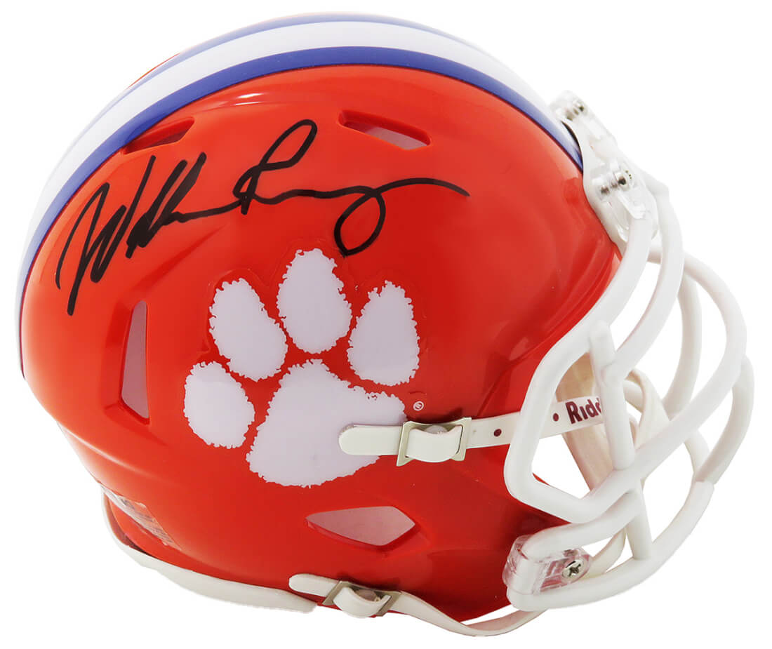William Perry Signed Clemson Riddell Speed Mini Helmet - PERMIN308 - William Perry Signed Clemson Riddell Speed Mini Helmet product image