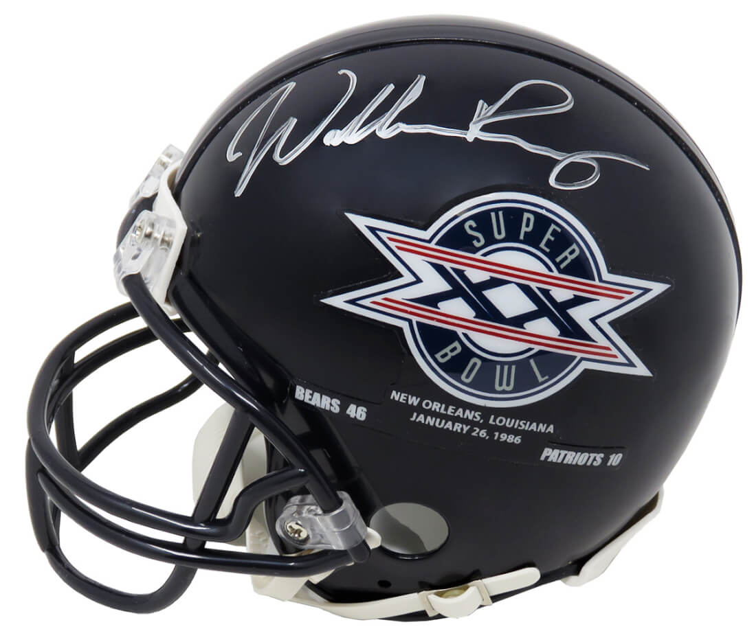 William Perry Signed Chicago Bears / SB XX Champs Logo Riddell Mini Helmet - PERMIN309 - William Perry Signed Chicago Bears / SB XX Champs Logo Riddell Mini Helmet product image
