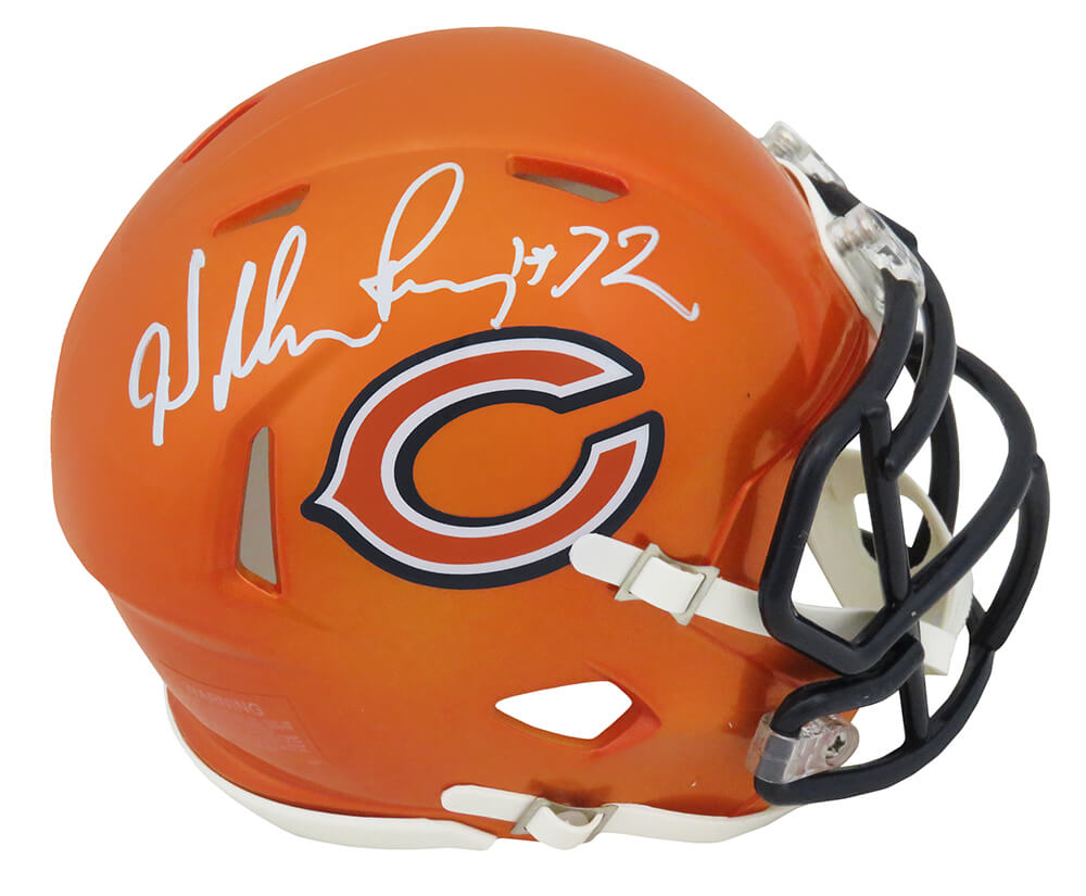 William Perry Signed Chicago Bears FLASH Riddell Speed Mini Helmet - PERMIN312 - William Perry Signed Chicago Bears FLASH Riddell Speed Mini Helmet product image