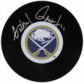 Gilbert Perreault Signed Buffalo Sabres Logo Hockey Puck - PERPUC400 - Gilbert Perreault Signed Buffalo Sabres Logo Hockey Puck product image